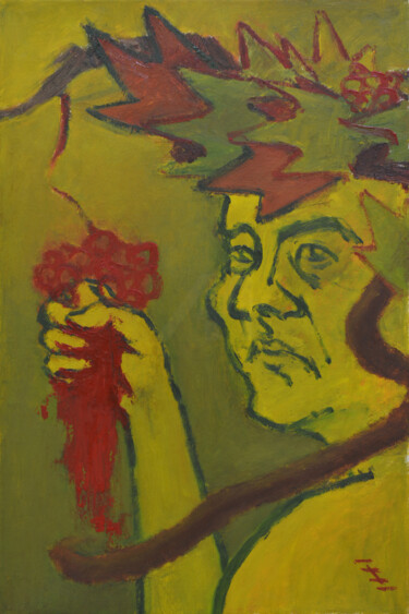 "Bacchus" başlıklı Tablo Zuo S-Z tarafından, Orijinal sanat, Petrol