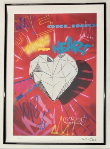 印花与版画 标题为“Pop Heart” 由Richard Orlinski, 原创艺术品, 数字打印