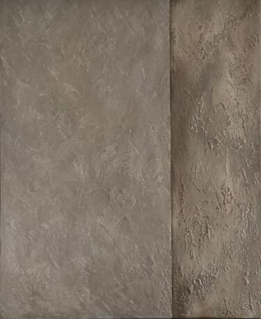 Painting titled "Textured Minimalist…" by Daria Vergina, Original Artwork, Acrylic