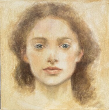 "« Water”" başlıklı Tablo Marina Shavyrina-Shkoliar tarafından, Orijinal sanat, Petrol Ahşap Sedye çerçevesi üzerine monte e…