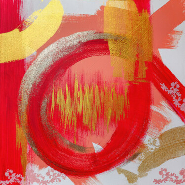 Abstract Red Gold