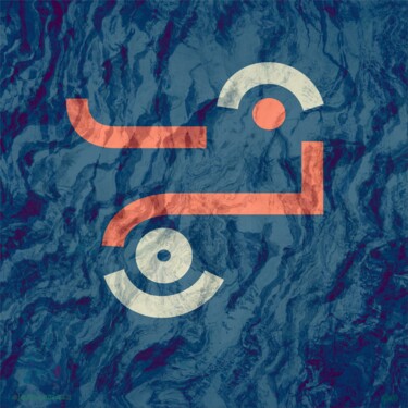 Arte digital titulada "nada visual vi-gita…" por Ojolo, Obra de arte original, Pintura Digital