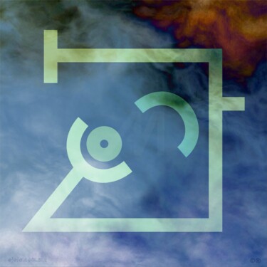 Arte digital titulada "nada visual vi-gita…" por Ojolo, Obra de arte original, Pintura Digital