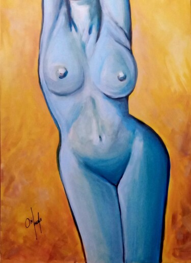 Painting titled "FLYING IN INFINITY" by Luis Garcia Orihuela, Original Artwork, Acrylic