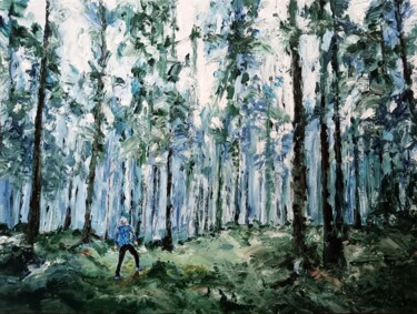 "J'ai vu... les yeux…" başlıklı Tablo Antoine Juliens tarafından, Orijinal sanat, Akrilik Karton üzerine monte edilmiş