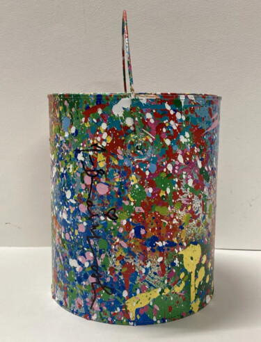"Splash Paint Bucket" başlıklı Heykel Mr. Brainwash tarafından, Orijinal sanat, Metaller