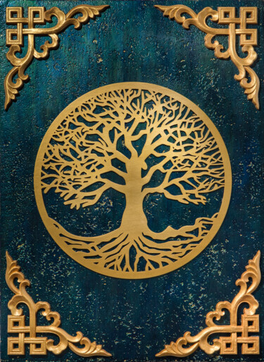 "Tree of Life" başlıklı Tablo Andrei T tarafından, Orijinal sanat, Pigmentler