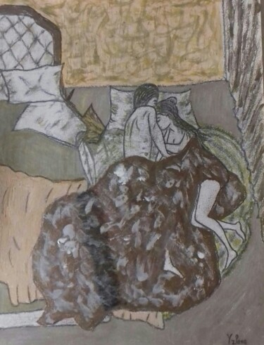 "Intimity" başlıklı Resim Yzlane tarafından, Orijinal sanat, Kalem