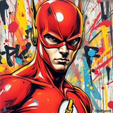 "FASTER THAN LIGHT-3" başlıklı Dijital Sanat Otis Porritt tarafından, Orijinal sanat, 2D Dijital Çalışma