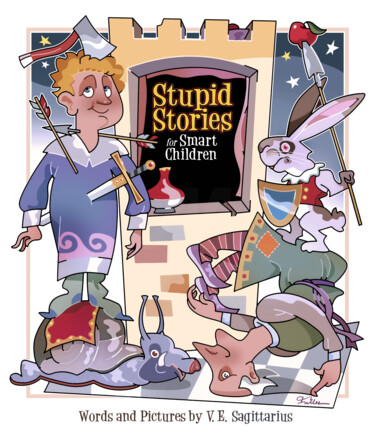 Digitale Kunst mit dem Titel "Stupid Stories For…" von Van Evan Fuller, Original-Kunstwerk, Digitale Malerei