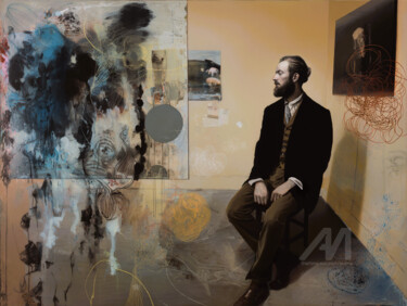 Digitale Kunst mit dem Titel "The Distance Betwee…" von Suima, Original-Kunstwerk, KI-generiertes Bild