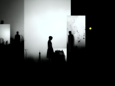 Digitale Kunst mit dem Titel "Multivers" von Thomas Thomopoulos, Original-Kunstwerk, KI-generiertes Bild