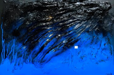 Malerei mit dem Titel "The Night Calm Spea…" von Takashi Hamada, Original-Kunstwerk, Acryl