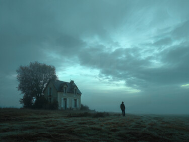 "Maison de campagne" başlıklı Dijital Sanat Thomas Thomopoulos tarafından, Orijinal sanat, AI tarafından oluşturulan görüntü