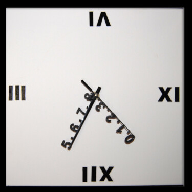 Collages titled "El ExpaTiempo" by Esther Martínez Aguayo (Guruguayo), Original Artwork, Collages Mounted on Wood Panel