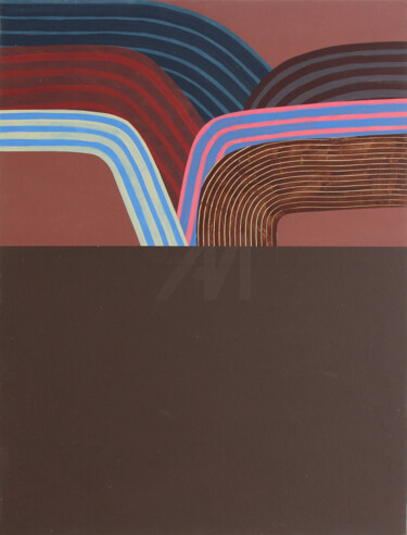 Peinture intitulée "LCVM25-57" par Martin Singer, Œuvre d'art originale, Acrylique Monté sur Châssis en bois