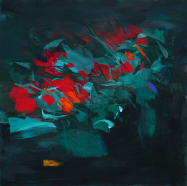 Malerei mit dem Titel "Love that never fad…" von Ute Laum, Original-Kunstwerk, Acryl Auf Keilrahmen aus Holz montiert