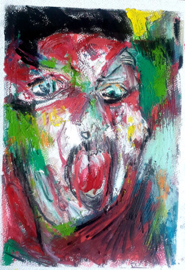 "L’homme ixellois —…" başlıklı Tablo Jérôme Selosse tarafından, Orijinal sanat, Petrol