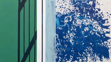 绘画 标题为“an Deck” 由Markus Honerla, 原创艺术品, 漆 安装在木质担架架上