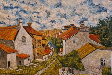 "COUNTRYSIDE" başlıklı Tablo Arkadi Sevumyan tarafından, Orijinal sanat, Petrol