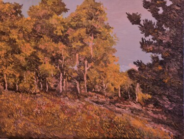 "FOREST IN JUNE" başlıklı Tablo Arkadi Sevumyan tarafından, Orijinal sanat, Petrol