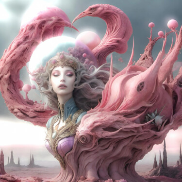 Цифровое искусство под названием "The Mistress of Dre…" - Sofia Markina, Подлинное произведение искусства, Изображение, сген…