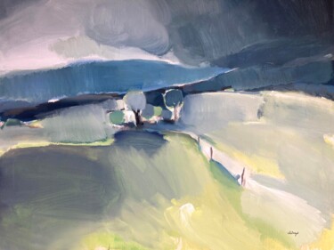 "Paysage sous l'orage" başlıklı Tablo Ivan Calatayud tarafından, Orijinal sanat, Akrilik