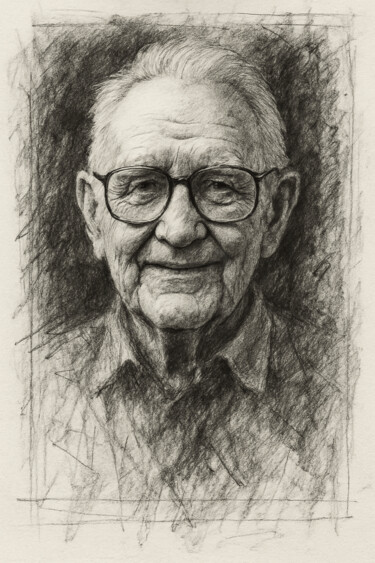 Рисунок под названием "STUDIO PER RIUNIONE…" - Costapintor, Подлинное произведение искусства, Карандаш