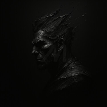 Arts numériques intitulée "Primordial Shadows" par Ds 26, Œuvre d'art originale, Peinture numérique