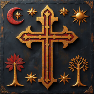 "A big riddle" başlıklı Dijital Sanat Enes Furkan Sürül tarafından, Orijinal sanat, AI tarafından oluşturulan görüntü