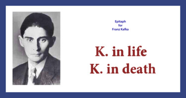 Digitale Kunst mit dem Titel "Epitaph for Franz K…" von Phillip Reese, Original-Kunstwerk, 2D digitale Arbeit