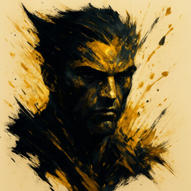 Arts numériques intitulée "Primordial Flame" par Ds 26, Œuvre d'art originale, Peinture numérique