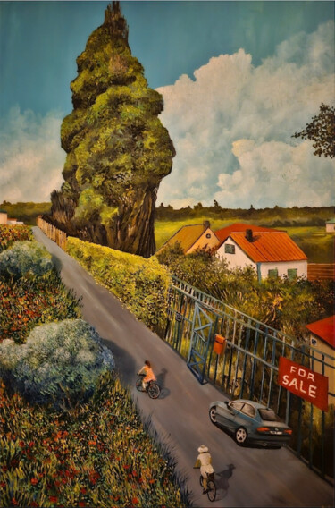 "MOIRNING WITH CIPRE…" başlıklı Tablo Arkadi Sevumyan tarafından, Orijinal sanat, Petrol