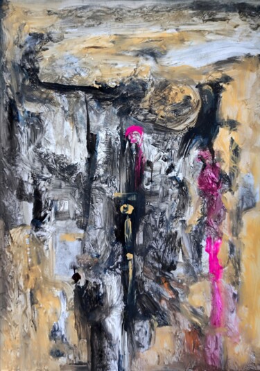 "Roi and Zumma's Min…" başlıklı Tablo Milto Sideris tarafından, Orijinal sanat, Akrilik