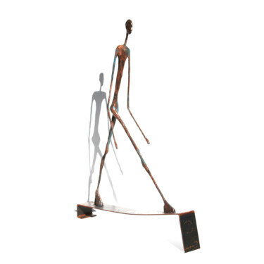 Rzeźba zatytułowany „Marcheur - sculptur…” autorstwa Vanessa Renoux, Oryginalna praca, Brąz