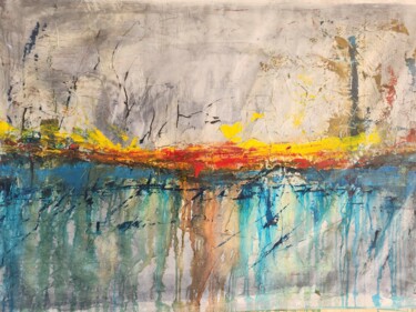 Painting titled ""Dialogue Between M…" by Sonia Jeronimo (Sónia J. Modern Art), Original Artwork, Acrylic