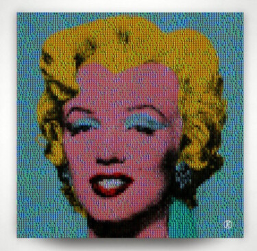 Εκτυπώσεις & Χαρακτικά με τίτλο "Sage Blue Popart Ma…" από Kurotory, Αυθεντικά έργα τέχνης, Ψηφιακή εκτύπωση Τοποθετήθηκε στ…