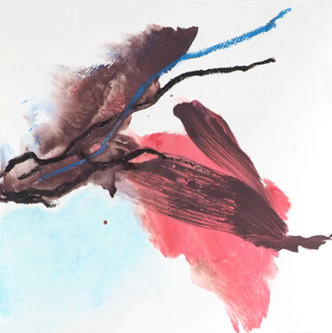 Peinture intitulée "Etendue spontanée -…" par Ln Le Cheviller, Œuvre d'art originale, Acrylique