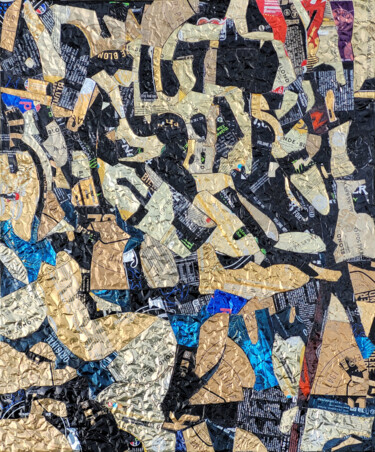 Коллажи под названием "Original" - Ronald Houriez, Подлинное произведение искусства, Коллажи