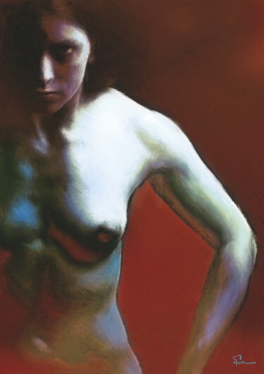 Digital Arts titled "Strong" by Van Evan Fuller, Original Artwork, Digital Painting