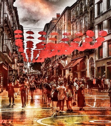 Photographie intitulée "Montpellier" par Patma, Œuvre d'art originale, Photographie manipulée