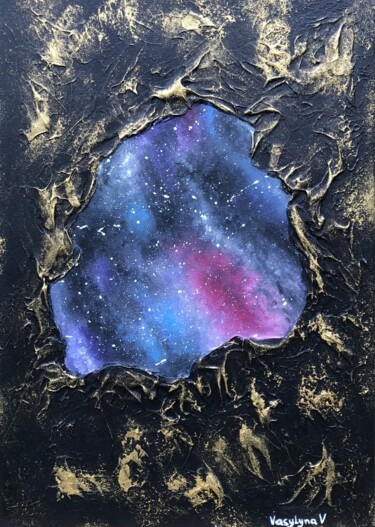 Картина под названием "Wewnętrzny Wszechśw…" - Vasylyna Vizaver, Подлинное произведение искусства, Акрил Установлен на Дерев…