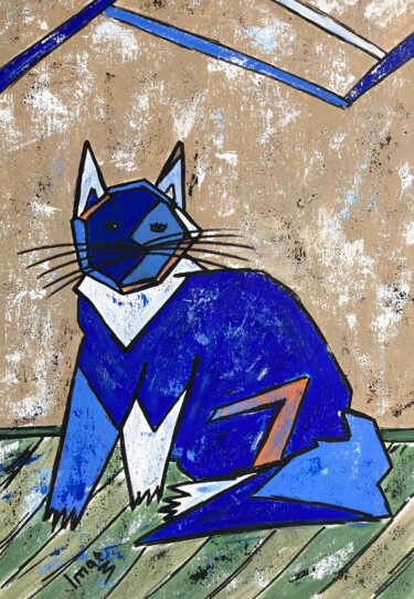 "Ultramarine" başlıklı Tablo Imar tarafından, Orijinal sanat, Akrilik