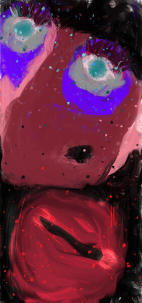 Digitale Kunst mit dem Titel ""George Frackle Doe…" von A'Zo Hazo, Original-Kunstwerk, 2D digitale Arbeit