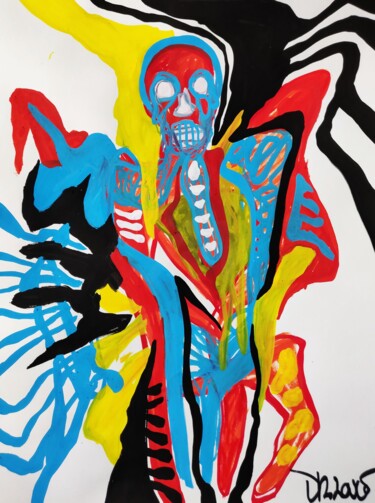 Malerei mit dem Titel "Emotional Anatomy o…" von Dr. Love, Original-Kunstwerk, Acryl