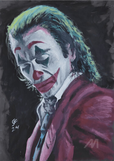 Ζωγραφική με τίτλο "Joker" από Gilberto Farias, Αυθεντικά έργα τέχνης, Ακρυλικό