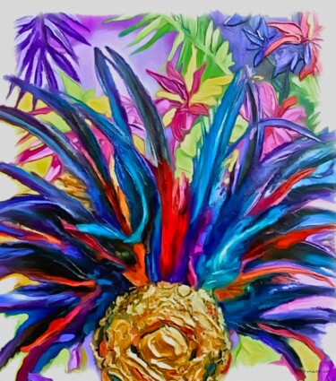 Digital Arts titled "Pineapple Series v1" by Roy Hastick, Original Artwork, 3D Modeling