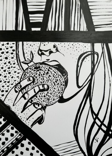 "Abstract Art. Fruit…" başlıklı Tablo Vladlena Voss tarafından, Orijinal sanat, Akrilik