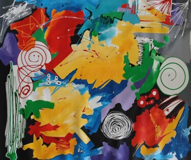 "ASTRATTO 1" başlıklı Tablo Paola Bona tarafından, Orijinal sanat, Akrilik