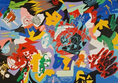 "ASTRATTO PRECISO" başlıklı Tablo Paola Bona tarafından, Orijinal sanat, Akrilik